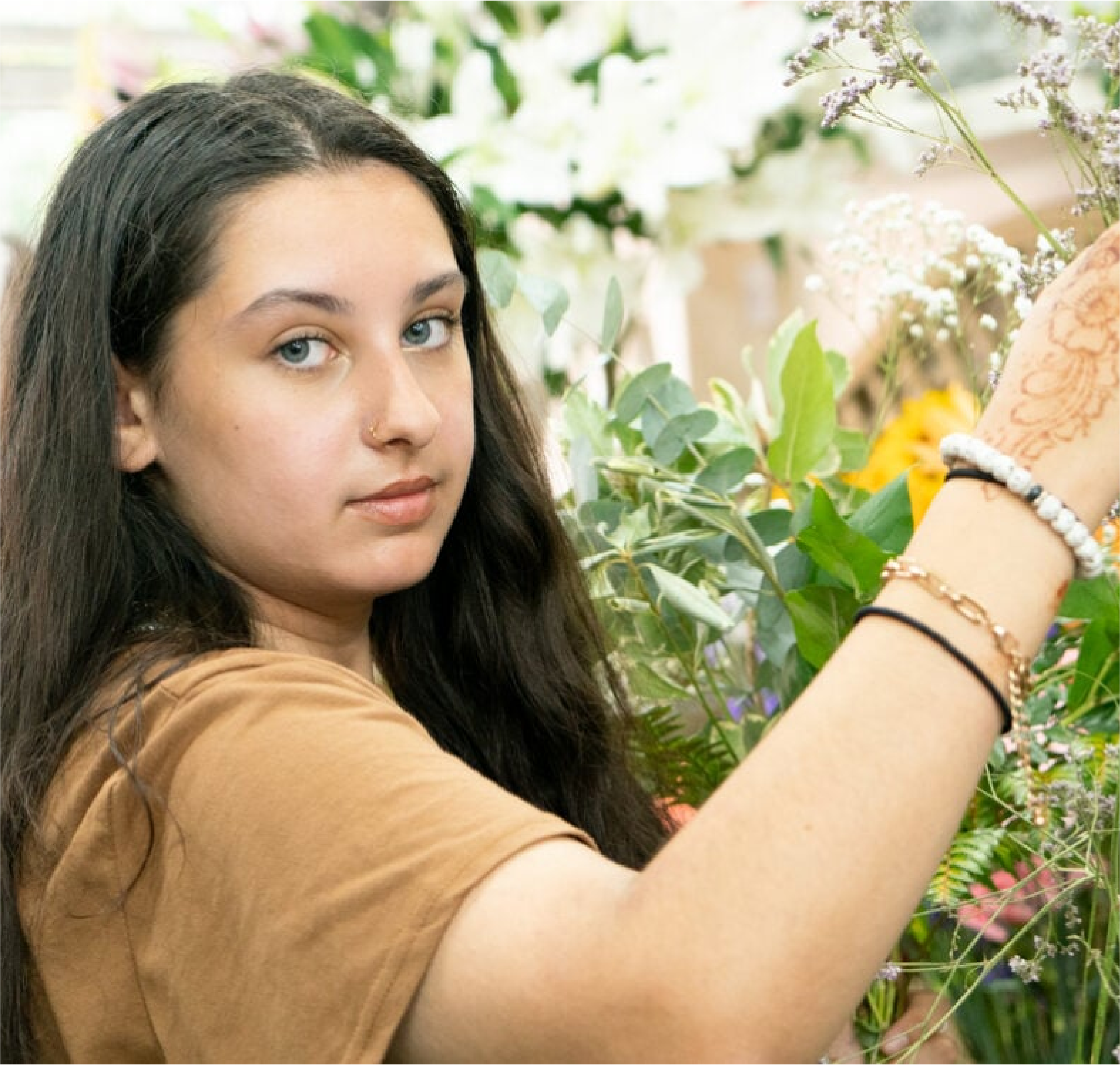 Woman gardening