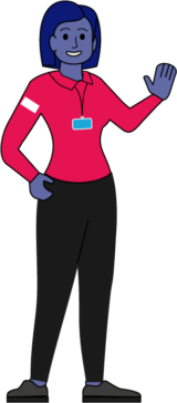 man with headset smiling